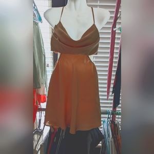 Satin Cut-Out Mini